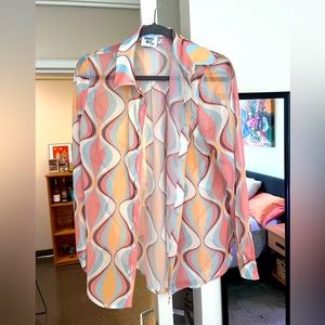Princess Polly Retro Sheer Button Down
